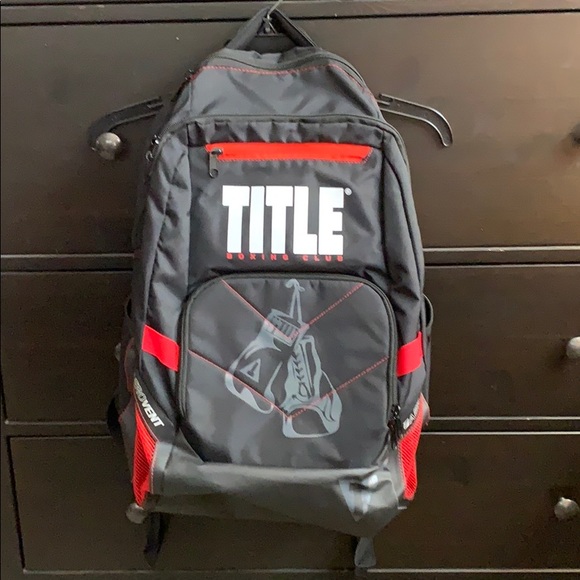 TITLE Boxing Club Other - TITLE Boxing Club GEL Backpack Red